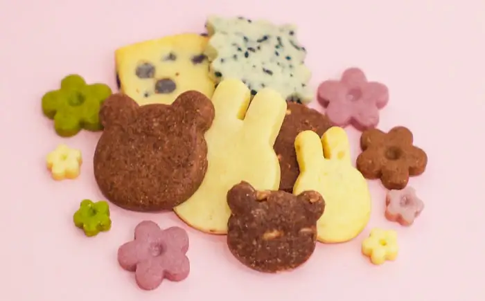 クッキー缶 うさぎのいろいろクッキー缶M BLAH004