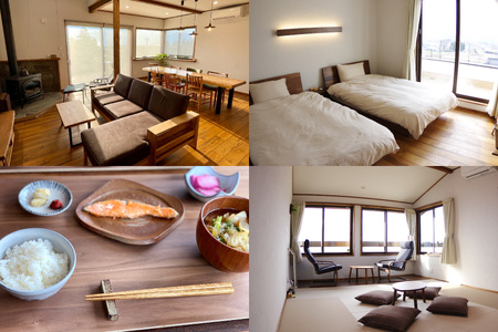 【全部屋絶景】宿泊割引券 6,000円分 [民宿 山想 長野県 池田町 48110203]