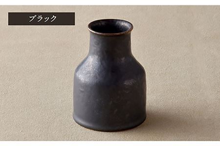 【波佐見焼】UTAGE フラワーベース 花瓶 (ブラック)・ドライフラワー セット 食器 皿 【藍染窯】 [JC68]  波佐見焼
