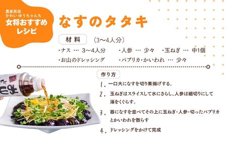 お山のドレッシングあっさり4本セット