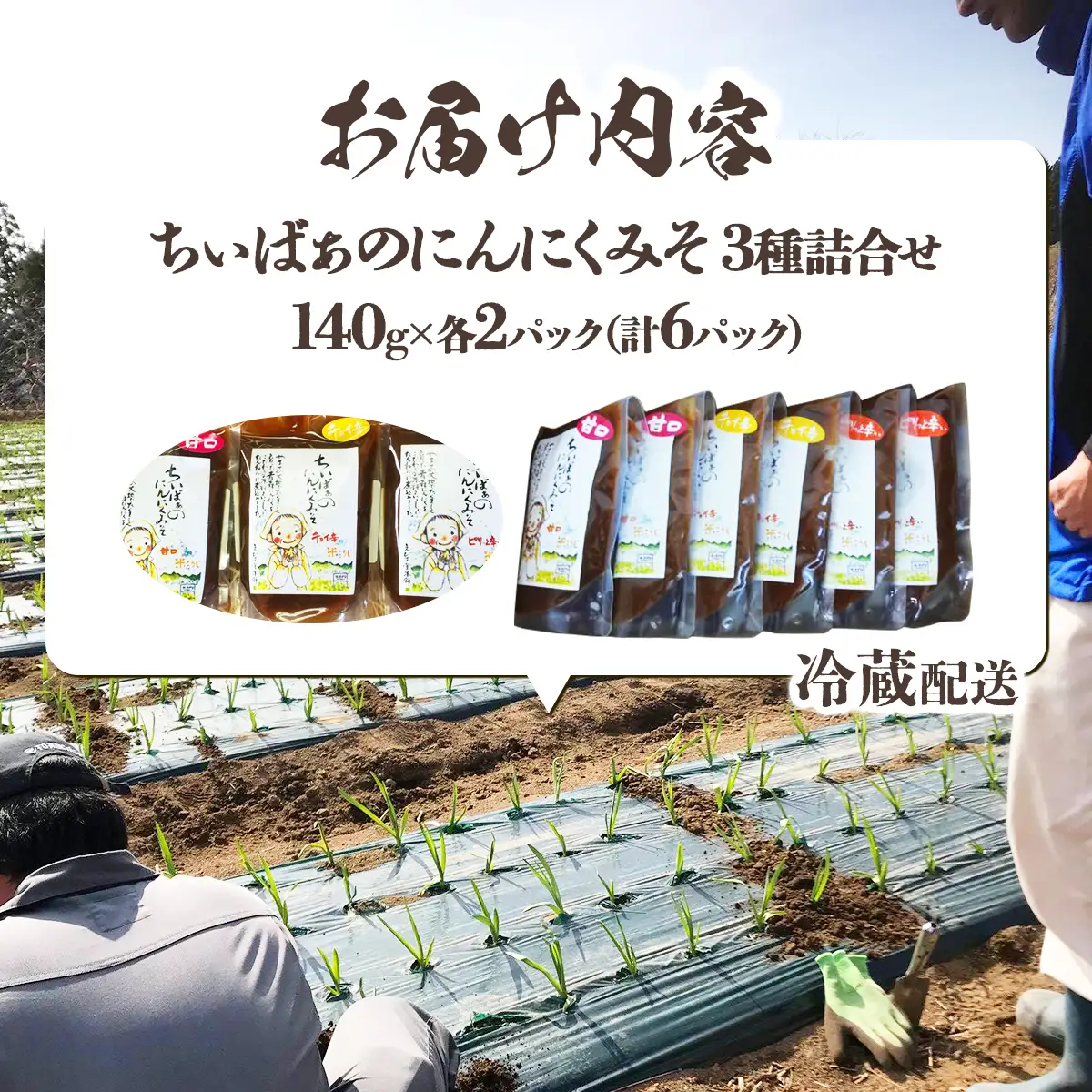 ちぃばぁのにんにくみそ　３種詰合せ　【送料無料 青森県 七戸町 にんにく ガーリック 味噌 麹 万能味噌 ディップ 調味料 甘口 チョイ辛 ピリ辛 セット 詰め合わせ 贈り物 ギフト ご飯のお供】【02402-0097】
