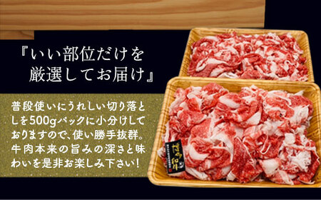 牛肉 博多和牛 切り落とし 500g 2p [um40azp010006] 和牛
