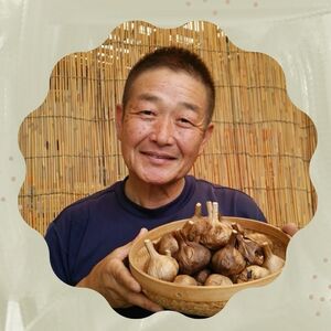 やっさんの熟成発酵黒にんにく 200g×3袋【A-77】