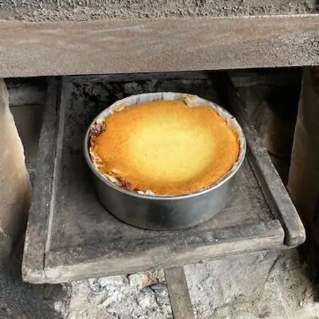 窯爺の「石窯バスクチーズケーキ」1個_菓子・スイーツ ケーキ  _【配送不可地域：離島】【1284264】