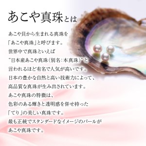 あこや本真珠ﾋﾟｱｽ真珠7mm14金ﾎﾜｲﾄｺﾞｰﾙﾄﾞN0 N0119-YZD0121