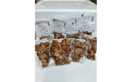 国産砂ずりの塩焼き　　