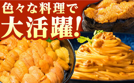 【1週間以内発送】対馬産 生うに 60g×2本 うに ウニ 魚介 海鮮  [WAA017] スピード発送 最速発送 最短発送