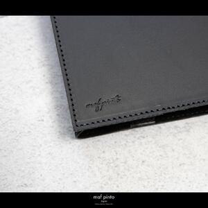 maf pinto (マフ ピント) レザーブックカバー 新書サイズ ブラック 本革 日本製
