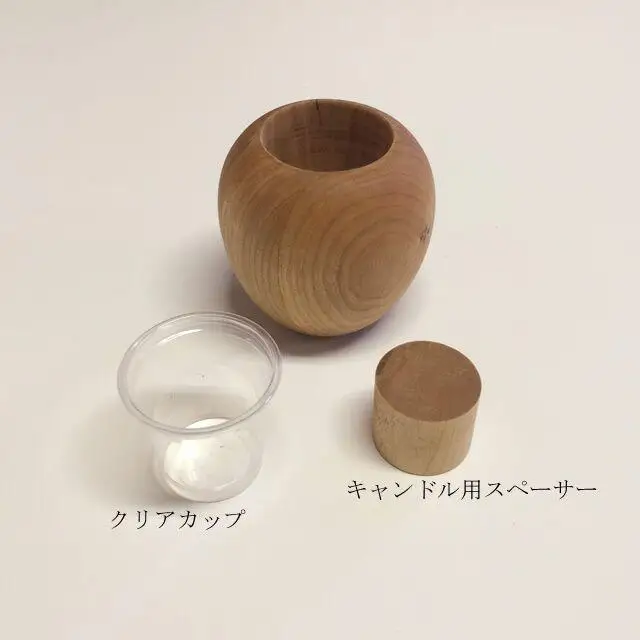 【木製ポット「りんご」ブラックチェリー材】かわいい木製ポット・キャンドル・植物どちらでも使えます＜ブラックチェリー材　オイルフィニッシュ＞木製 小物 置物 キャンドルベース キャンドルスタンド 植物 多肉植物 サボテン  MUKU屋 MUFactory