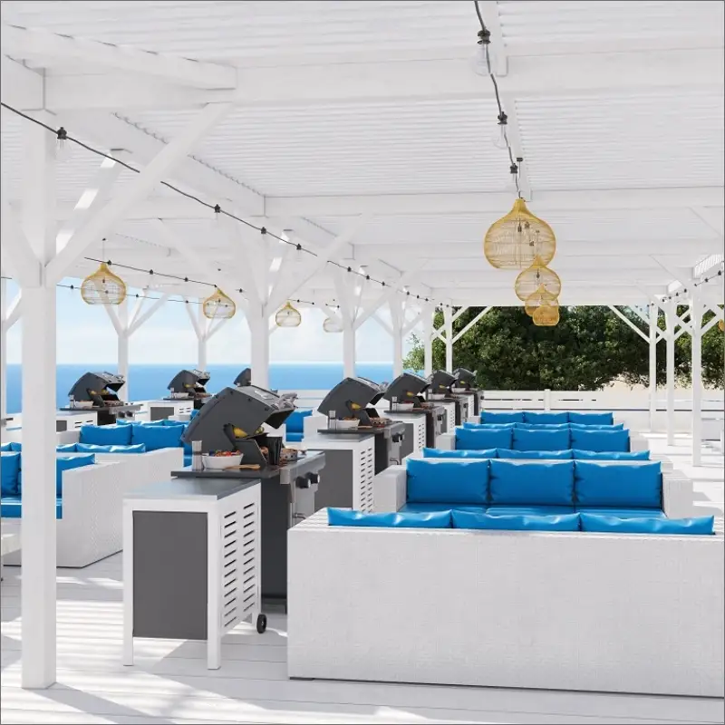 The BBQ BEACH in Marble Beach 平日利用 食材持込プラン 4名様【054D-002】