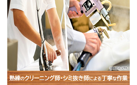 【フラットクリーニング】スピード15点パック 利用券 チケット 衣類 