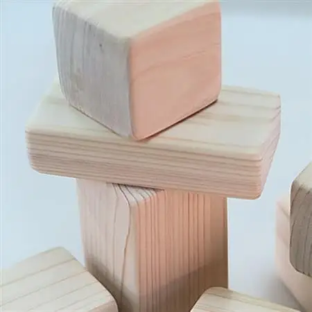 ヒノキの積み木セット【1286550】