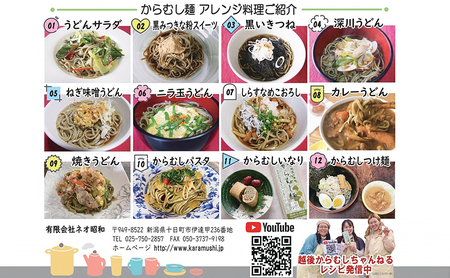 【豊富な栄養！】雪国越後十日町からむし麺（うどん） 10束入りギフト（200g×10束） 麺類 新潟 