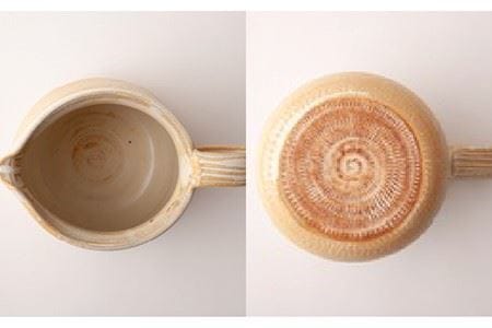 耐熱 ミルク ジャグ  （ 焦げ白 ） 《糸島》【窯元ろくろ /浅見大輔】鍋 調理器具 直火 オーブン 電子レンジ [AUJ003]