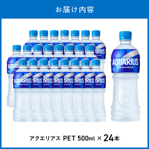 アクエリアス 500mlPET（24本入）コカ･コーラ スポーツ飲料 熱中症対策  コカ・コーラ BB-0001