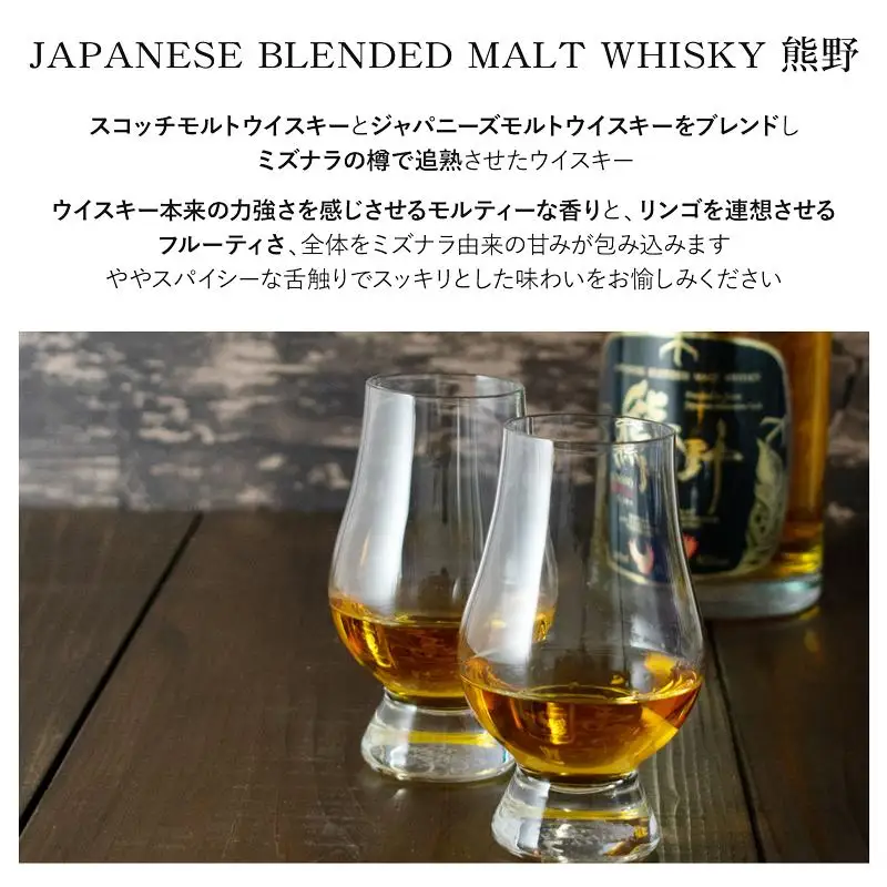 JAPANESE CRAFT GIN 熊野 クラフトジンとJAPAN MADE BLENDED MALT WHISKY 熊野 ［PL16］