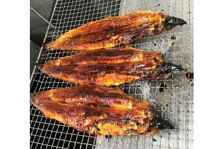 国産鰻蒲焼＋白焼＋肝焼＋骨せんべい [0855]