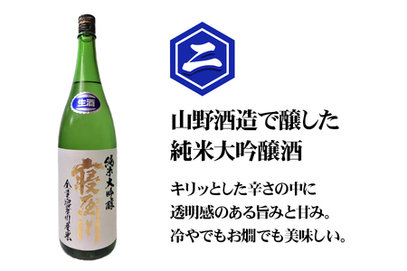 純米大吟醸 寝屋川 無濾過生原酒 一升瓶2本セット [1384]