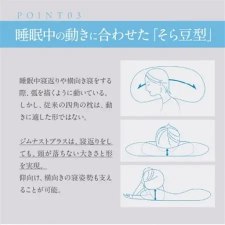 枕 横向き ジムナストプラス 枕カバー セット 洗える 高さ調整 日本製 寝具【1016722】