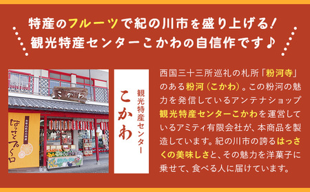 ほろにがスイーツ・はっさく焼き菓子 はっさくプーロ 1箱　【アミティ有限会社 観光特産センターこかわ】《90日以内に出荷予定(土日祝除く)》 和歌山県 紀の川市