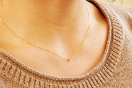 8月 誕生石 K18イエローゴールドペリドットネックレス [工房グリーム 山梨県 中央市 21470834] アクセサリー ジュエリー プレゼント ギフト 贈りもの