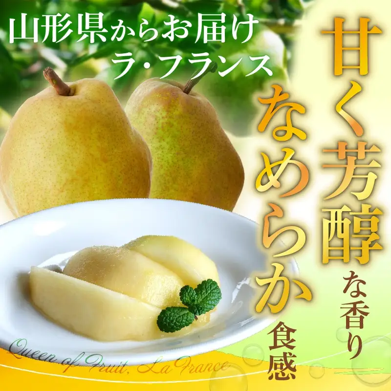 西洋梨（ラ・フランス）３ｋｇ　ご家庭用　0052-2605