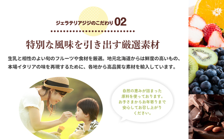 ジェラテリアGigiのイタリアンジェラート３種【カップサイズ6個】【43003301】