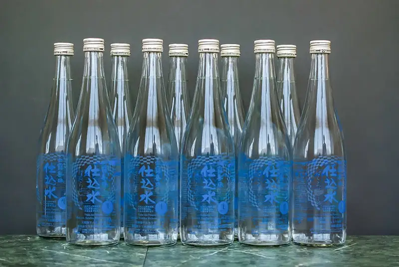 日本酒の仕込み水！竹の露　白露垂珠仕込みシリカ天然水　720ml×10本セット　K27-754