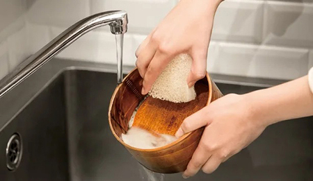 丸型弁当箱（大）《 尾鷲わっぱ 》 摺り漆塗り 曲げわっぱ 漆器 ヒノキ
