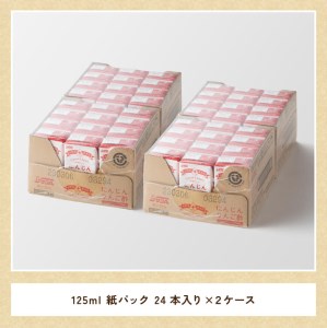 サンＡ にんじんりんご酢 紙パック （125ml×48本）【飲料 にんじん 人参 ニンジン りんご酢 黒酢 りんご果汁 紙パック 長期保存 備蓄 送料無料】