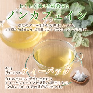 a793 国産！わくわく園有機桑茶・計120包(2g×60包・2袋)【わくわく園】