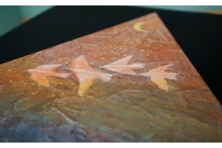 【大切な人に】肖像画　油絵　変形型