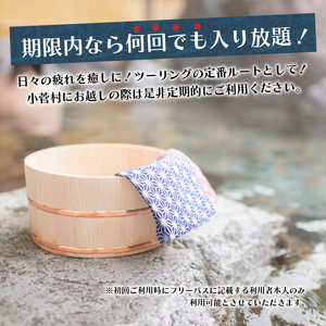 多摩源流小菅の湯　一年フリーパスチケット