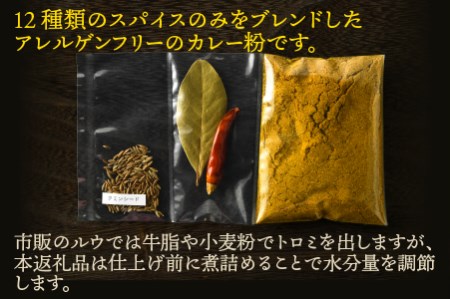 ハーブ講師が作る教室で人気のカレースパイスセット （5食分 × 4箱）【アレルゲンフリー】 【スパイス スパイスカレー スパイスセット カレーパウダー おうちカレー カレー粉 香辛料 セット 手作り キット 薬膳カレー スープカレー ギフト】 [A-13012]