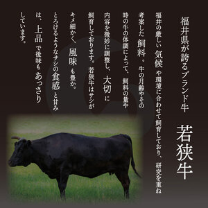 とろける若狭牛ロース 940g  [E-2103]