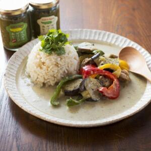 グルグルグリーンカレー 唐辛子農家のつくるクラフトカレーペースト（辛さノーマル）＆（辛さホット）セット