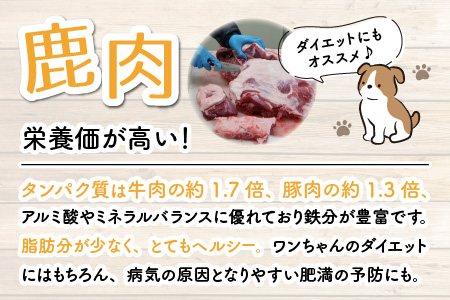 無添加 100％永平寺産ジビエ 愛犬用鹿肉ジャーキー 4袋（約160g）[B-036003]