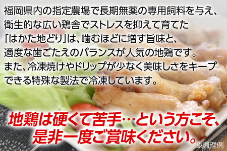 福岡県産地鶏「はかた地どり」もも肉(約1kg)
