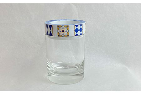 【美濃焼】SaiSui Morocco（Blue＆White）【大東亜窯業】【TOKI MINOYAKI返礼品】≪土岐市≫ 鉢 プランター インテリア かわいい おしゃれ 園芸 ガラス 陶磁器 磁器 コンパクト 水耕栽培 観葉植物 ブルー 青 タイル 送料無料 [MAG003]