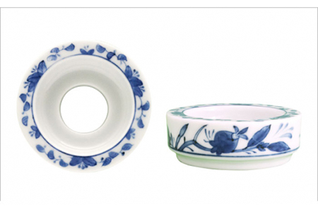 【美濃焼】SaiSui Blue（染果実）【大東亜窯業】【TOKI MINOYAKI返礼品】≪土岐市≫ 鉢 プランター インテリア かわいい おしゃれ 園芸 ガラス 陶磁器 磁器 コンパクト 水耕栽培 観葉植物 ブルー 青 ネイビー 藍色 染付 送料無料 [MAG004]