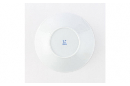 【美濃焼】メランコリコ北欧調 パスタカレー皿4枚セット【陶土う庵】（1005-0122）食器 深皿 プレート パスタ皿 カレー皿 メインディッシュ ランチ ディナー 花柄 北欧風 レンジ対応 食洗機対応 送料無料 [MBY001]