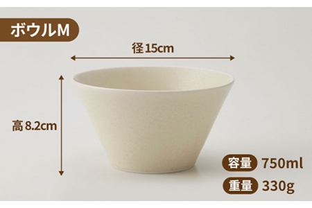 【美濃焼】MINO_works ボウル SML 3点セット（コットンホワイト）【大東亜窯業】食器 どんぶり 丼 茶碗 麺鉢 副菜鉢 サラダボウル デザートボウル 白 おしゃれ 食器セット 新生活 [MAG017]