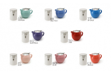 【美濃焼】ティーギフトセットC ターコイズ【ZERO JAPAN】【TOKI MINOYAKI返礼品】 食器 うつわ 茶器 ティーポット 湯呑み シンプル かわいい おしゃれ 贈り物  紅茶ポット 緑茶 ハーブティー おうちカフェ ナチュラル  送料無料 [MBR041]