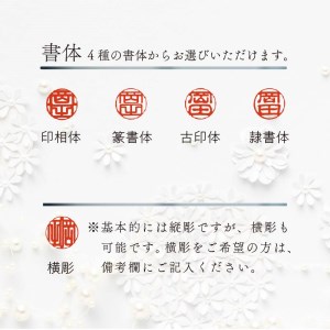 ブラックダイヤ  チタン【ジュエリー印鑑】(JEWELRY INKAN)15mm【2456S09809】