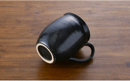 有田焼 乃利陶窯 五臓六腑が喜ぶ【こくようせき】黒曜石黒釉 樽型ビールジョッキ（大） 30000円 3万円 A30-759