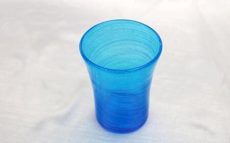 【琉球ガラス 匠工房】海の泡 口広グラス（2個）セット