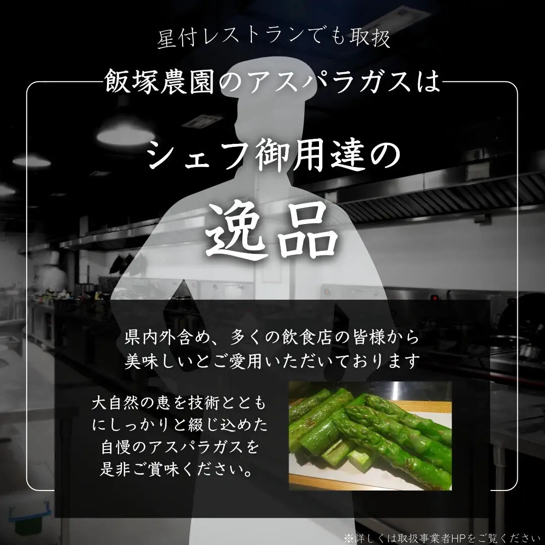 アスパラガス 太目 約1kg 令和8年産アスパラガス 飯塚農園