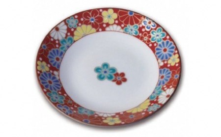 九谷焼八趣皿（4号）九谷焼 皿 ５枚セット