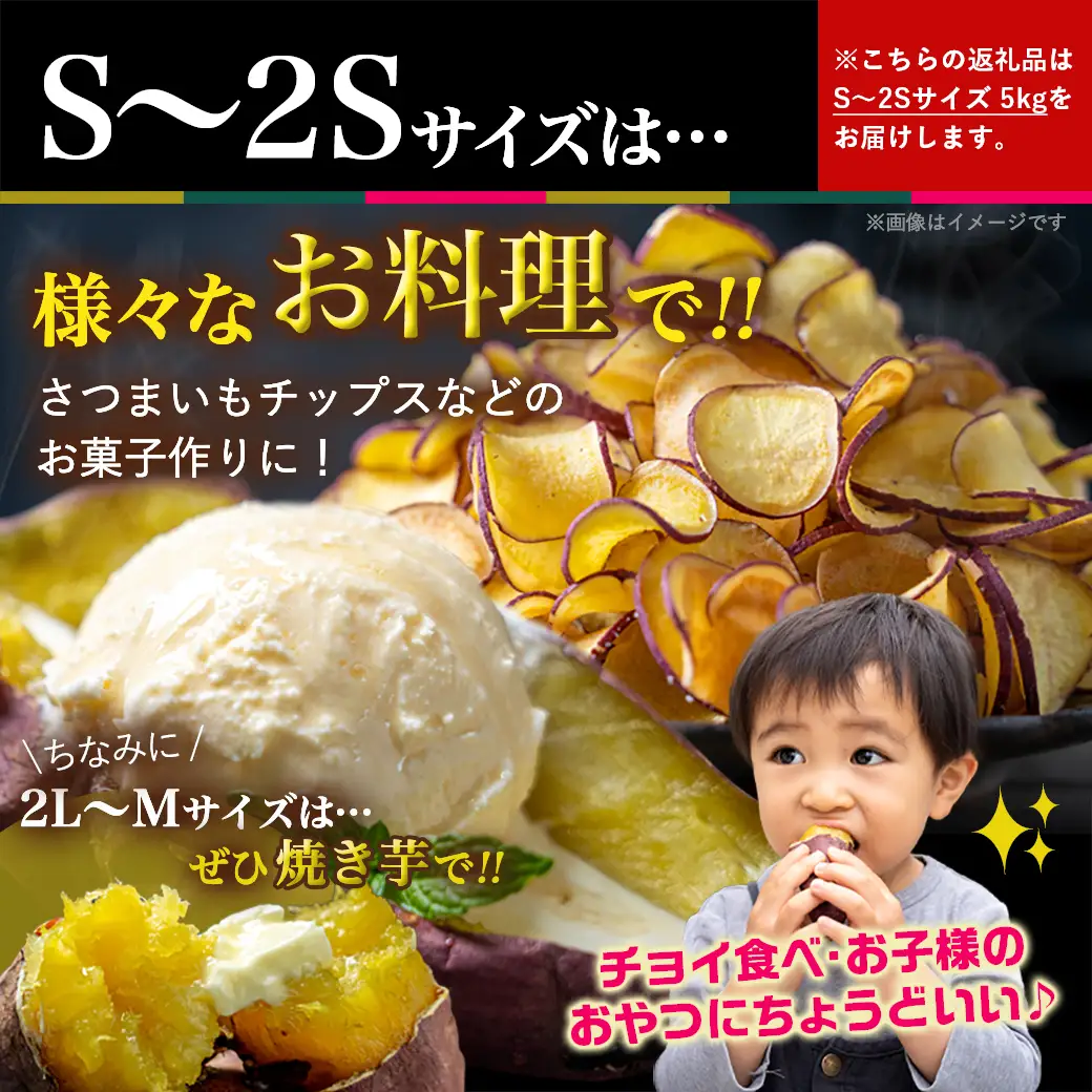 島津甘藷　熟成紅はるか 5kg(S～2S)〔LE-A7-001-5kg-m〕_(都城市) 幻のサツマイモ/幻の品種『紅はるか』 5kg ベジエイトの島津甘藷  おやつ お菓子作り 料理