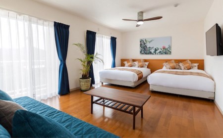 【ホルトノキ】沖縄の森の癒しリゾート宿泊補助券（１万５千円分：５千円券３枚）